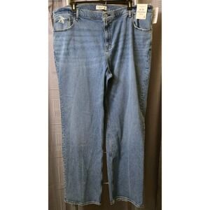 Abercrombie & Fitch The 90's‎ Relaxed Jean High Rise Size 37/24L Measures 50x33